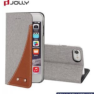 Dustproof Fabric Card Slot Flip Cover Phone Case For Apple iPhone 8