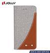 Dustproof Fabric Card Slot Flip Cover Phone Case for Apple iPhone 8
